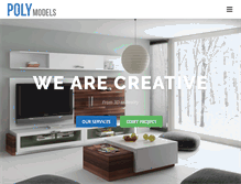 Tablet Screenshot of polymodels.com